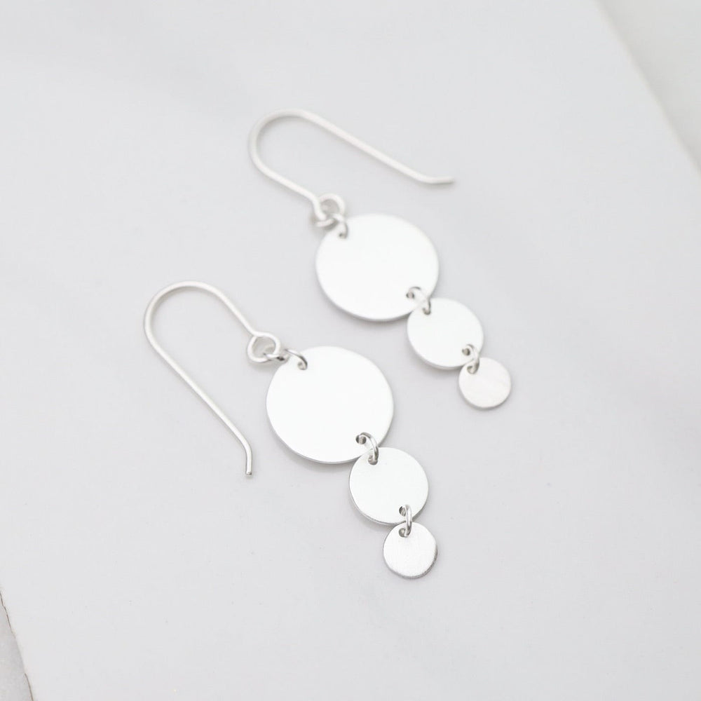 
                      
                        EAR Brushed Sterling Silver 3 Discs Earring
                      
                    