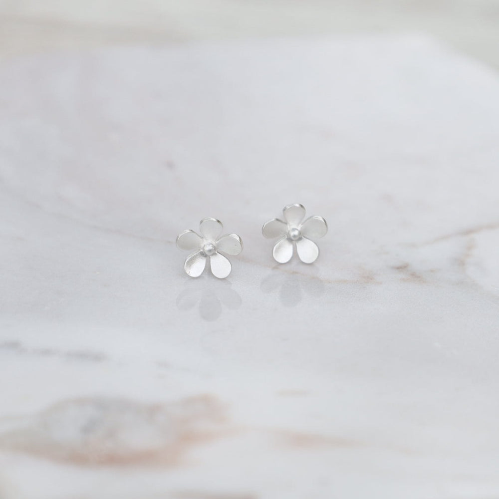 
                  
                    EAR Brushed Sterling Silver Forget Me Not Stud Earrings
                  
                