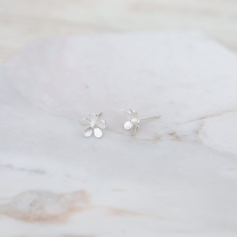 
                  
                    EAR Brushed Sterling Silver Forget Me Not Stud Earrings
                  
                