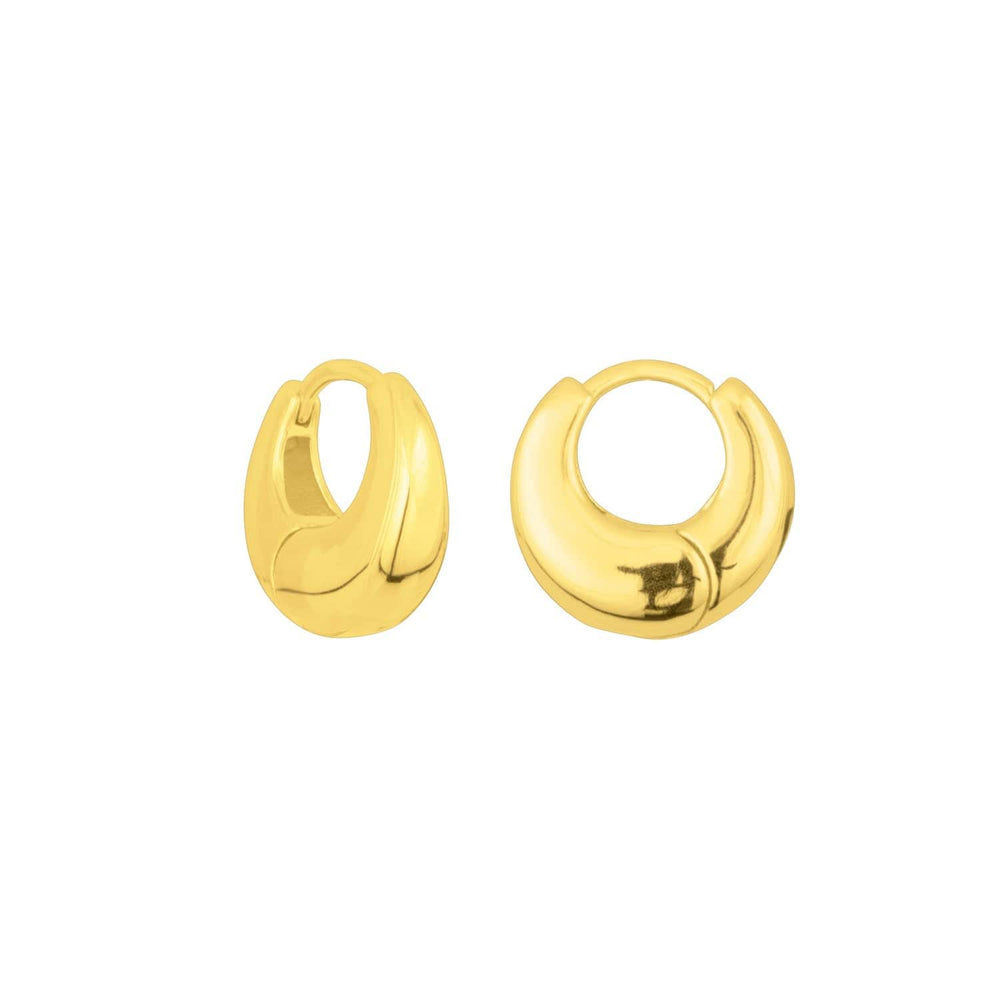 
                      
                        EAR Charli Tapered Huggie Hoop - Gold Plated
                      
                    