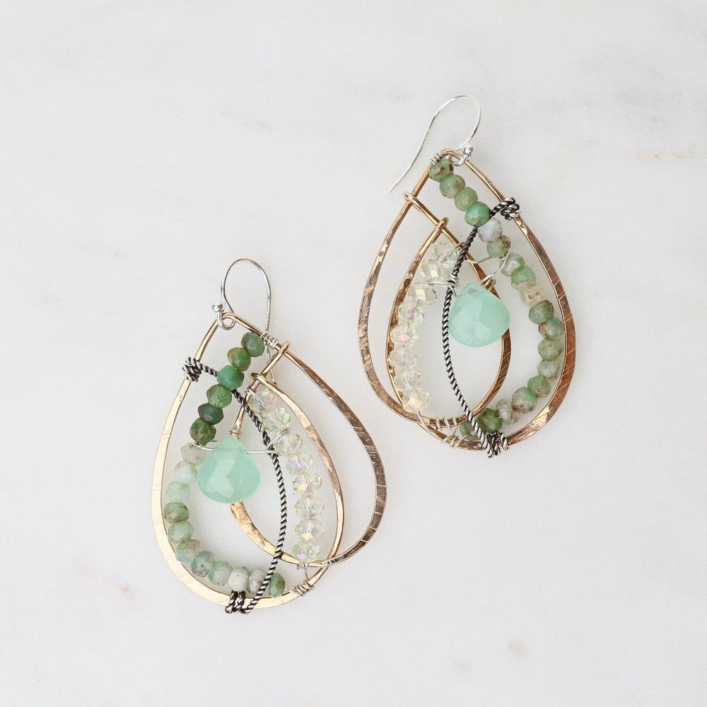 EAR Chrysoprase Drop Earrings