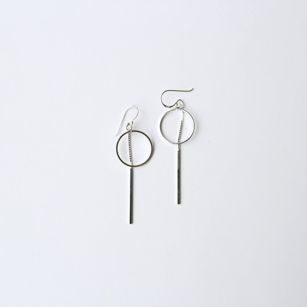 
                      
                        EAR Circle With Bar on Chain Earring
                      
                    