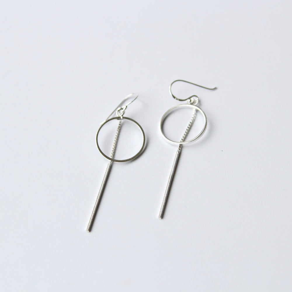 
                      
                        EAR Circle With Bar on Chain Earring
                      
                    