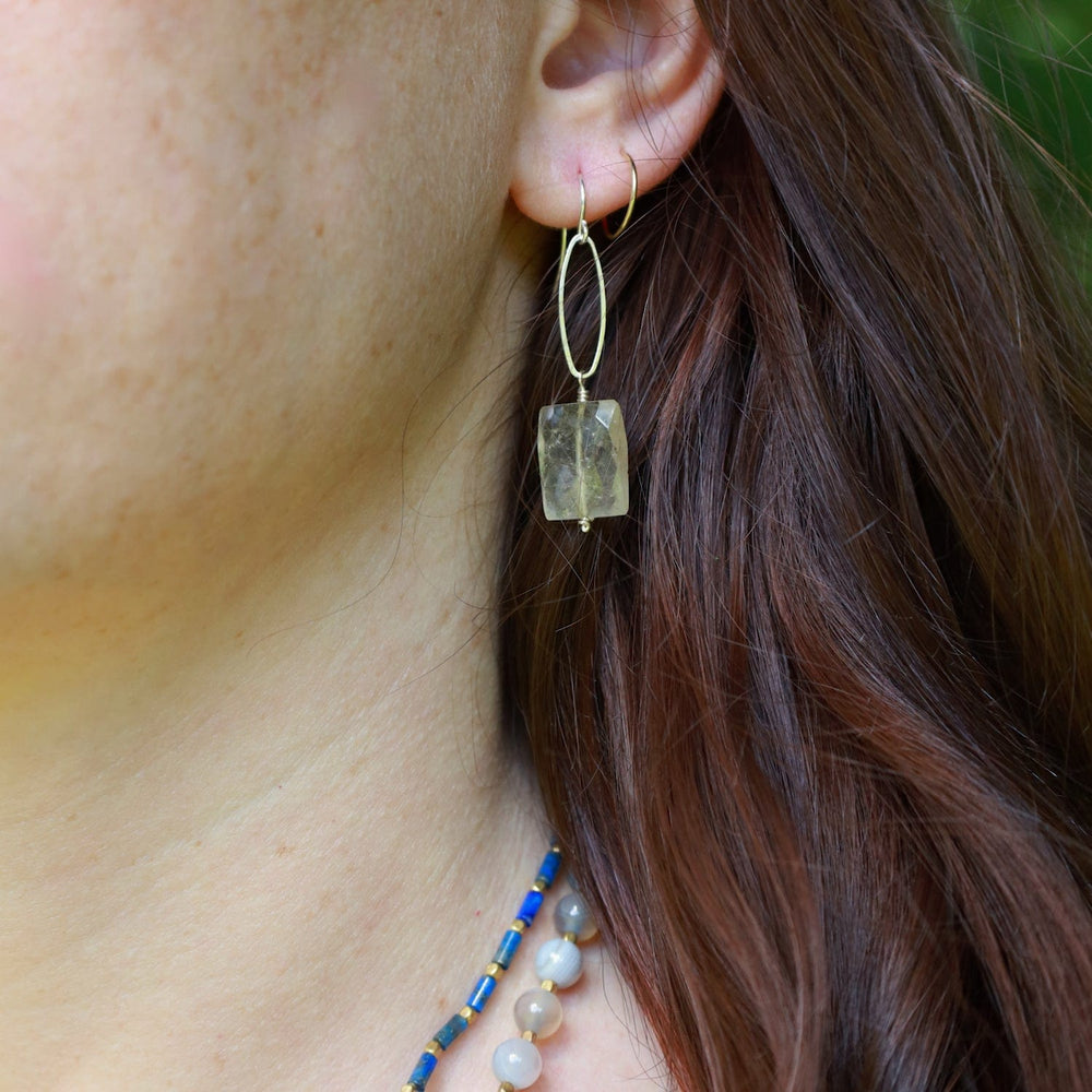 EAR Citrine Drop Earring