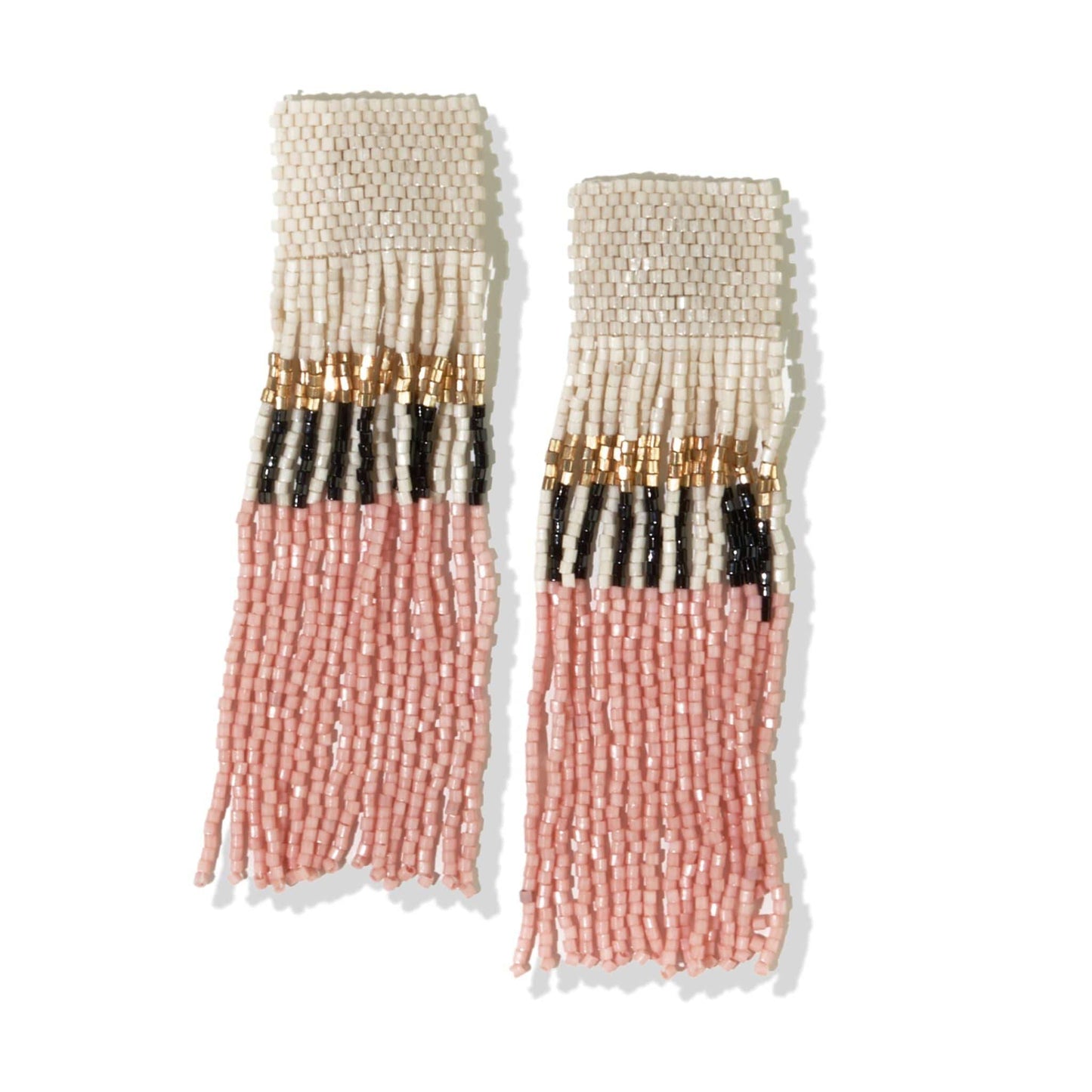 EAR Claire Ombre Belle Color Block with Stripes Beaded