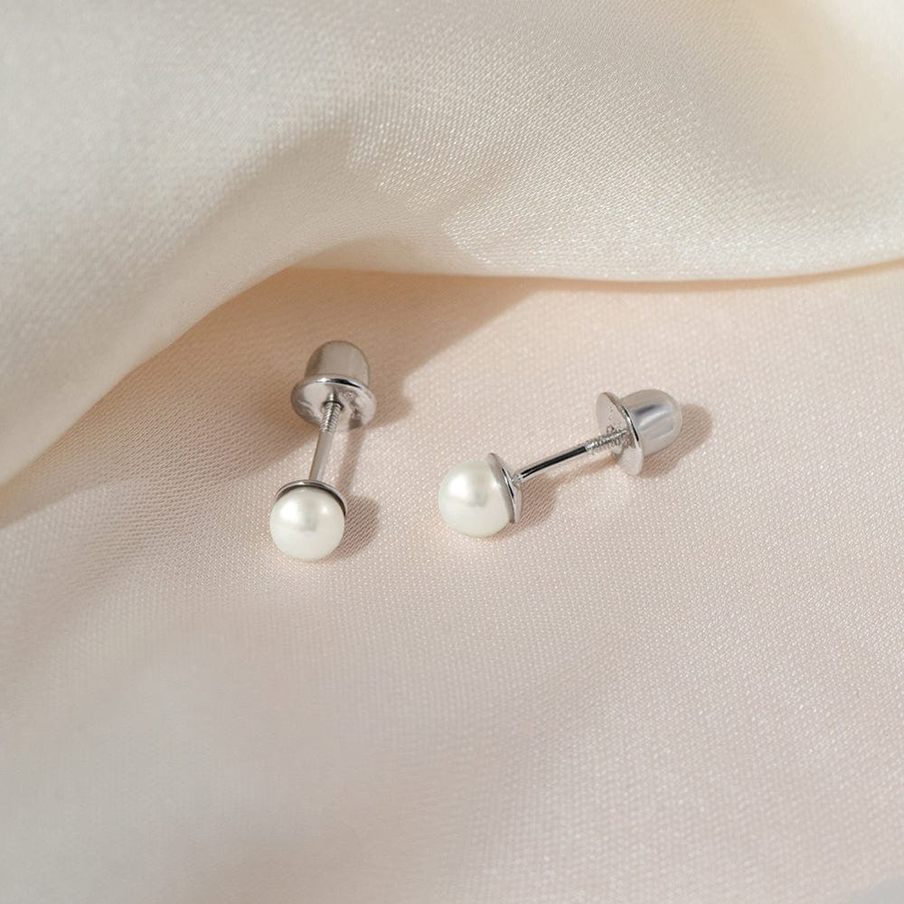 
                      
                        EAR Classic 3mm Freshwater Cultured Pearl Kids Earring
                      
                    