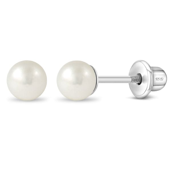 Buy/Send GIVA 925 Silver White Pearl Earrings Online- FNP