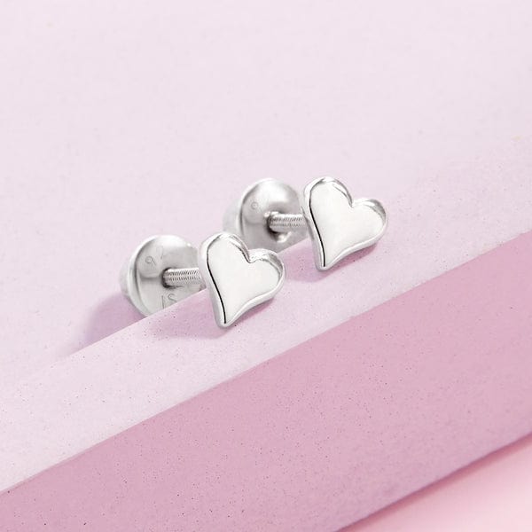 
                      
                        EAR Classic Heart Childrens Earriings - Screw Back
                      
                    