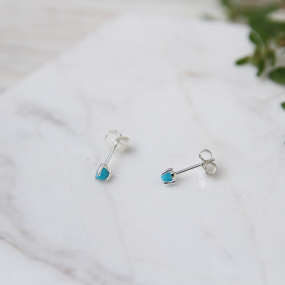 
                  
                    EAR Claw-set Mini Turquoise Stud
                  
                