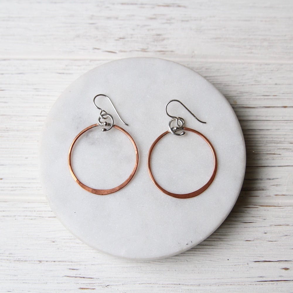 EAR Copper Circle Hoop