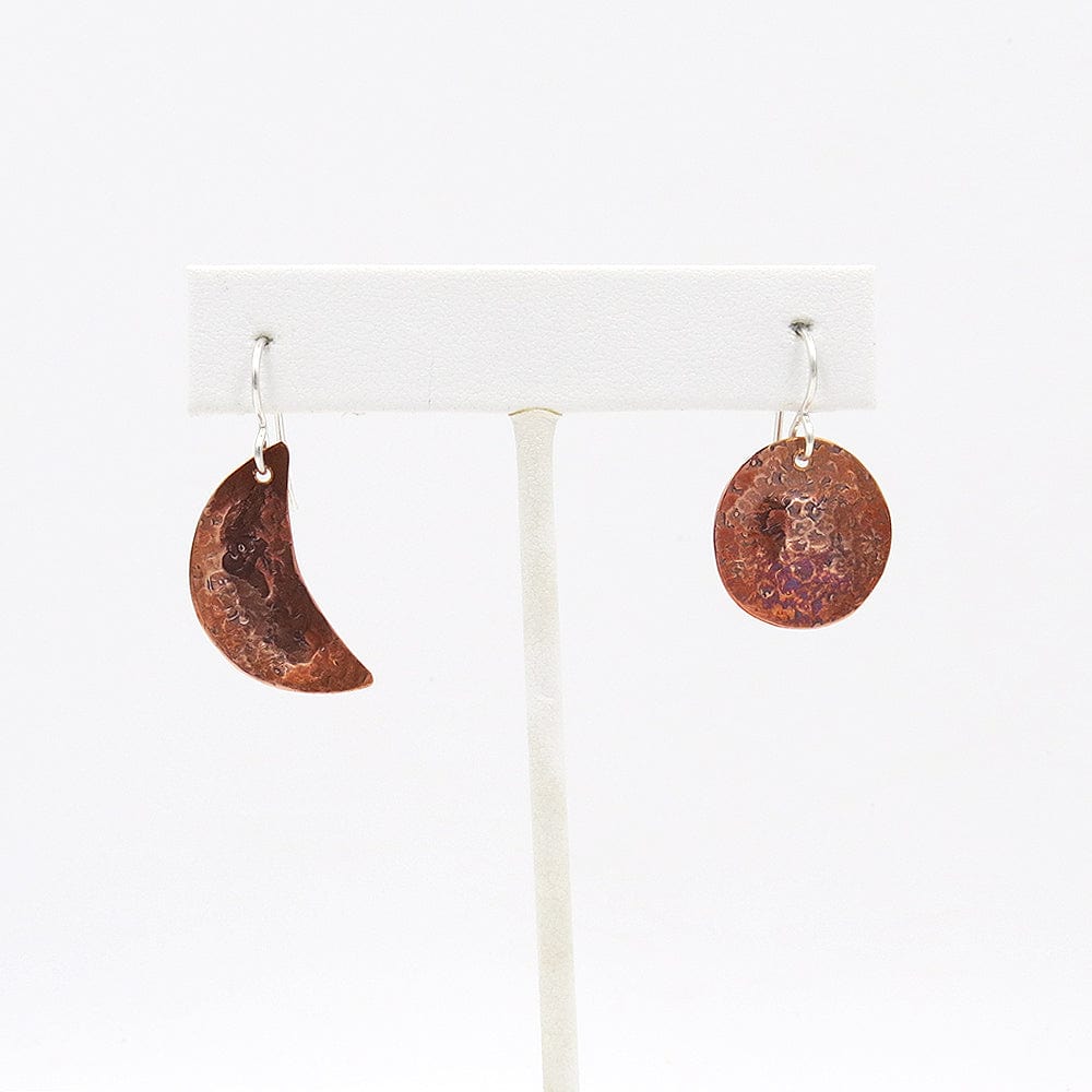 EAR Copper Moon & Planet Earrings