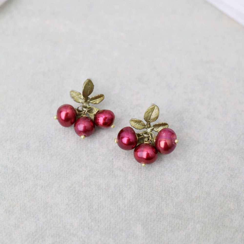 EAR Cranberry Post Earrings