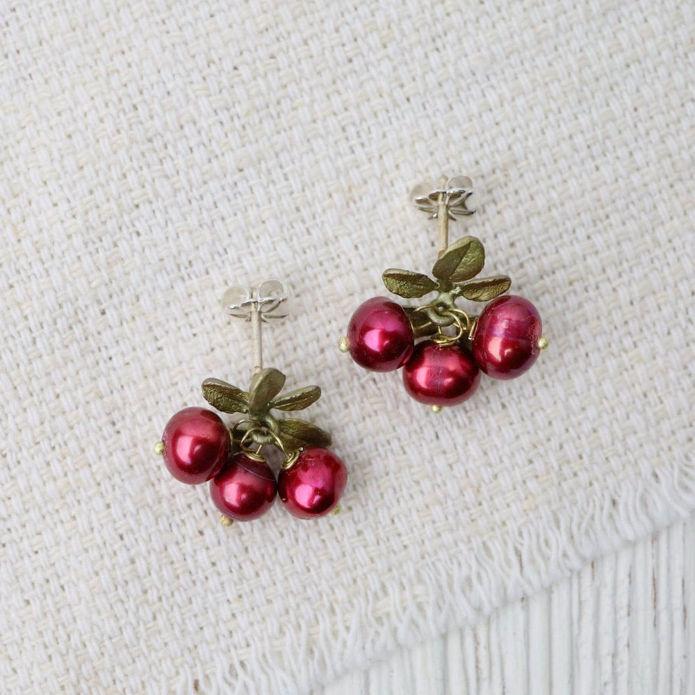 
                  
                    EAR Cranberry Post Earrings
                  
                