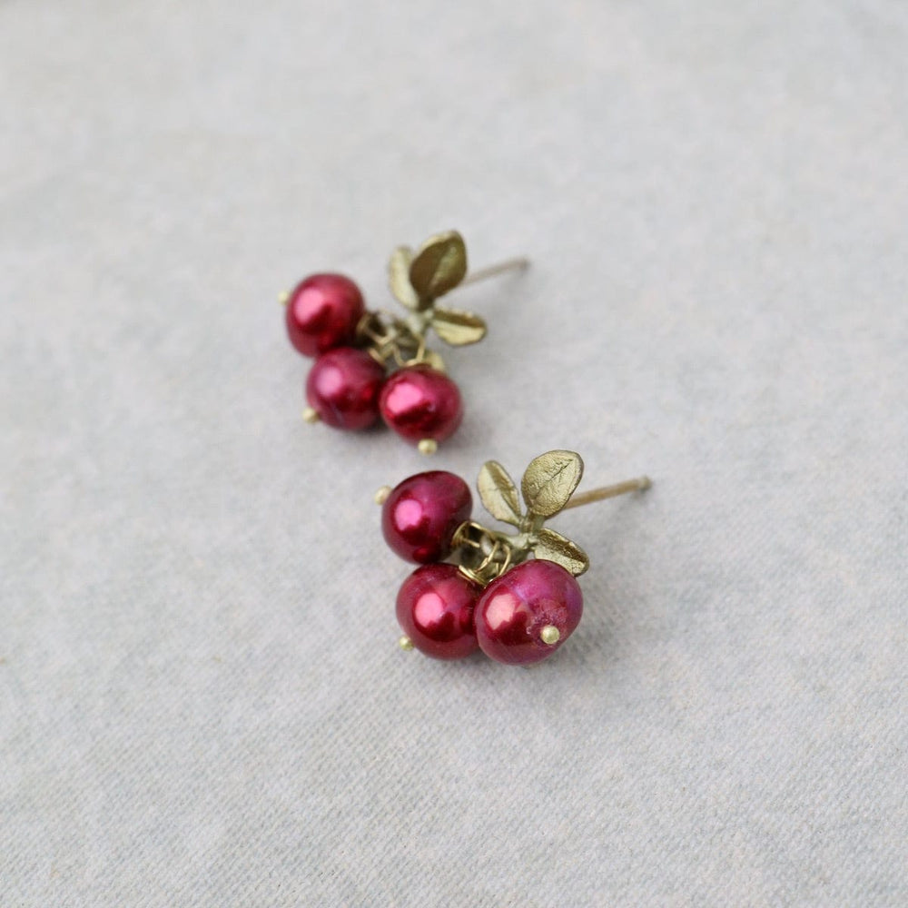 
                  
                    EAR Cranberry Post Earrings
                  
                