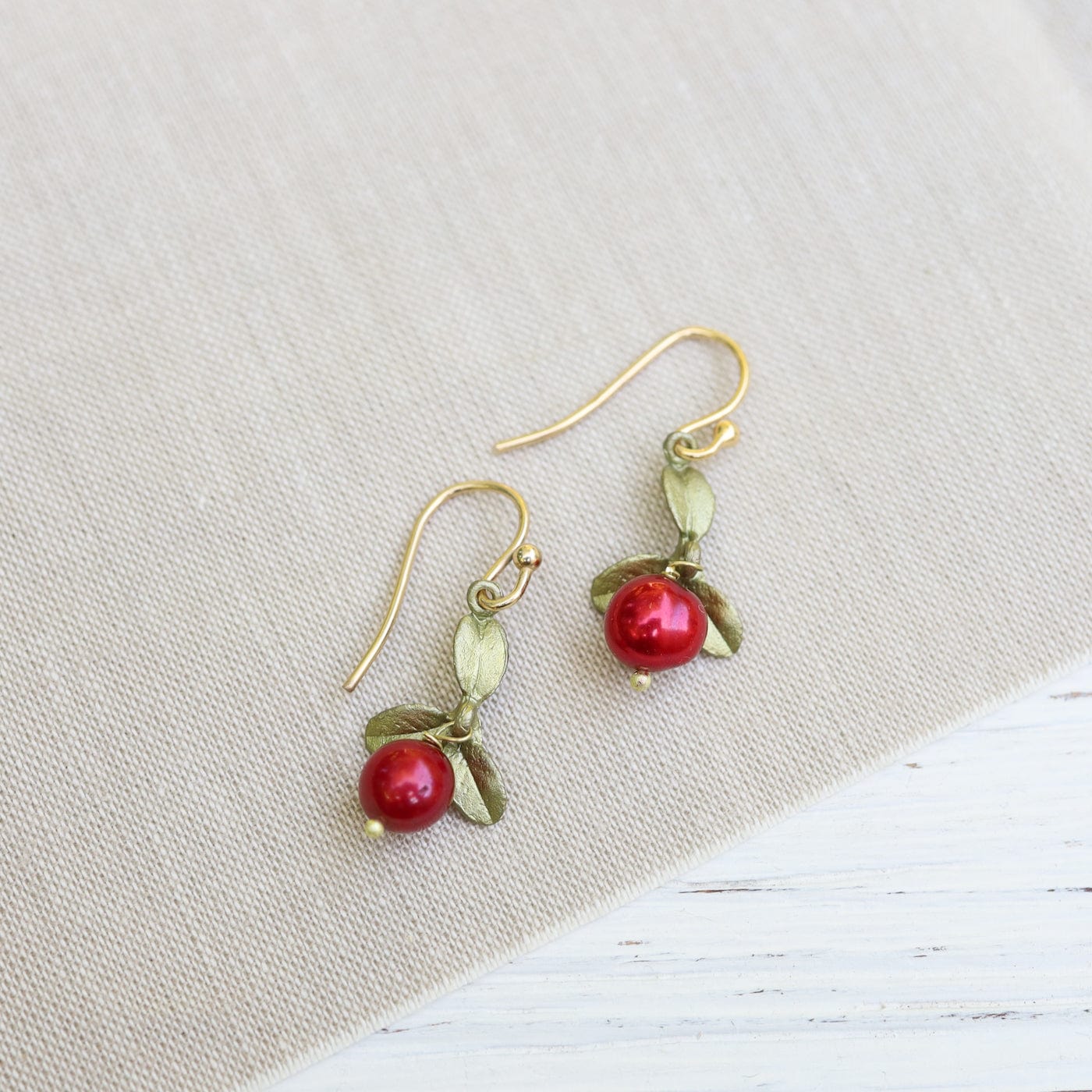 EAR Cranberry Wire Earrings