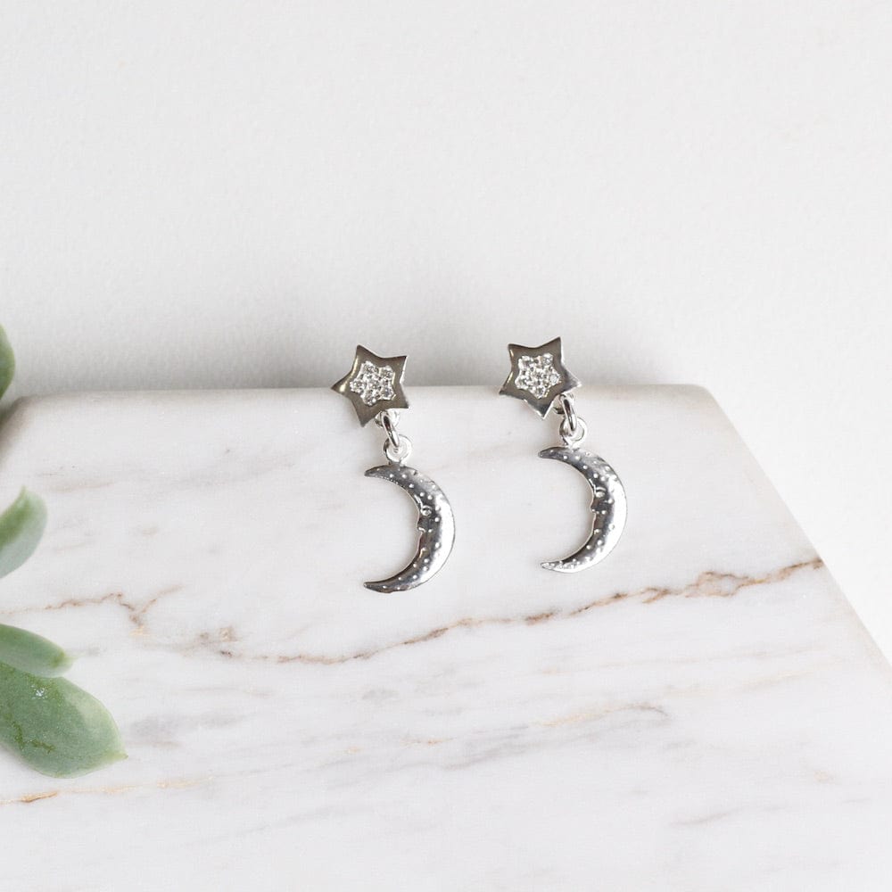 
                  
                    EAR Crescent Moon On Star Post Earrings
                  
                