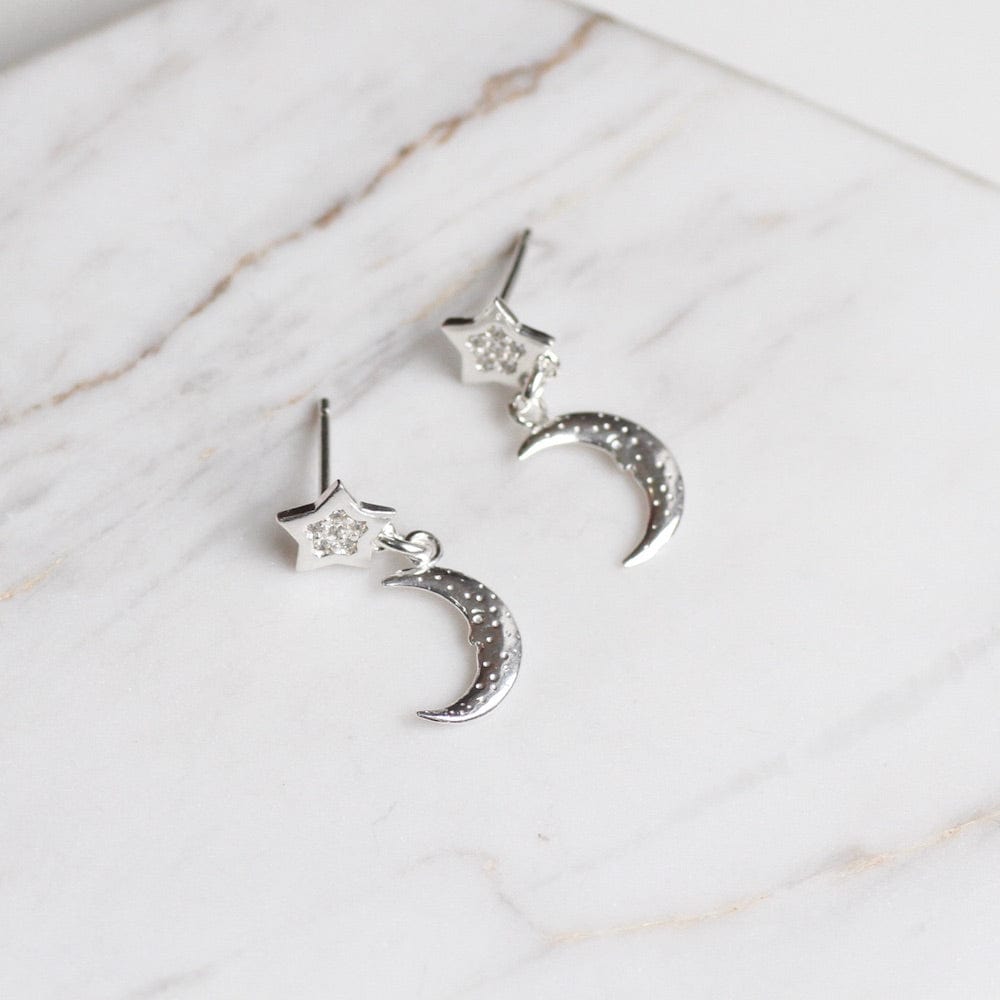 
                  
                    EAR Crescent Moon On Star Post Earrings
                  
                