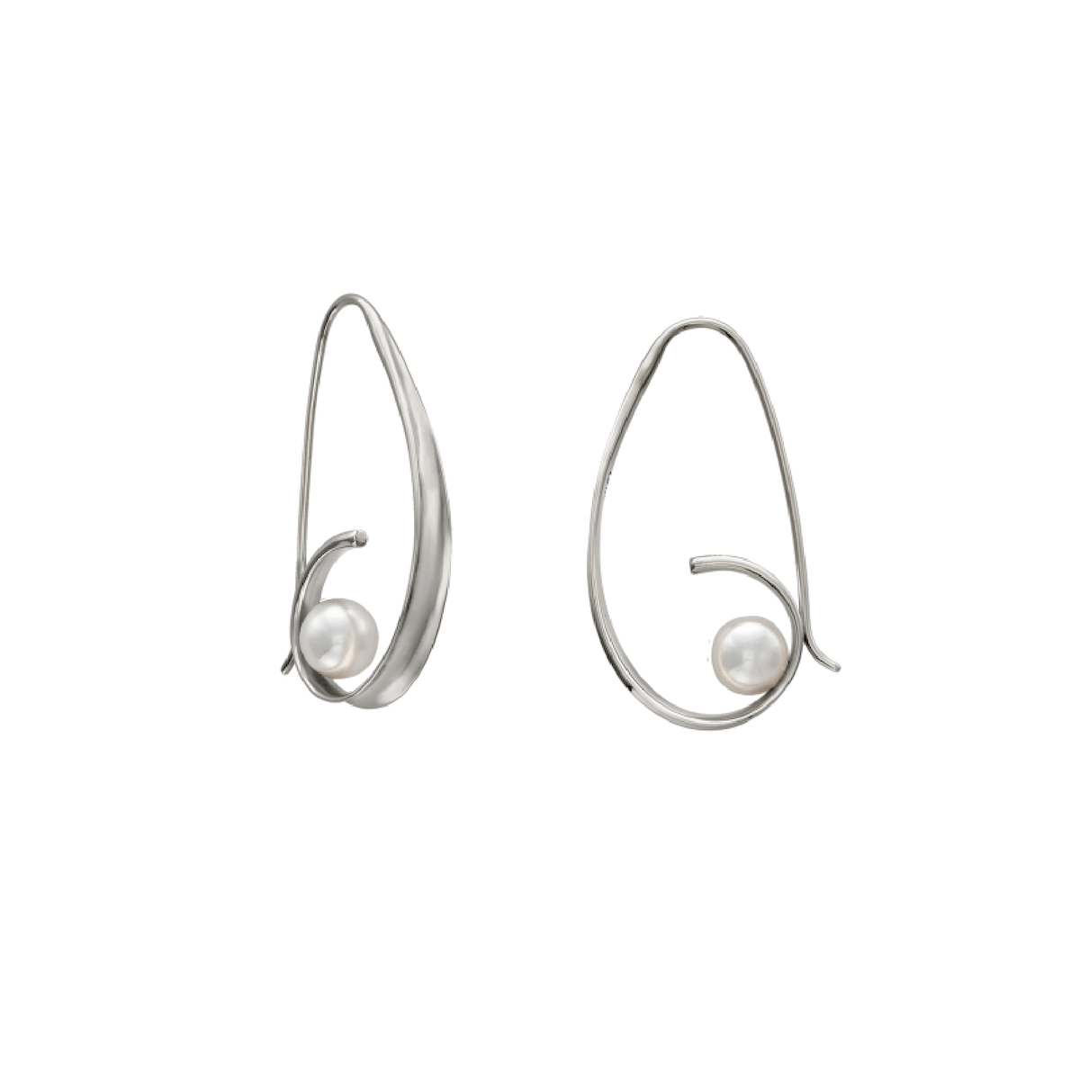 EAR Crosswind Earrings with Pearls