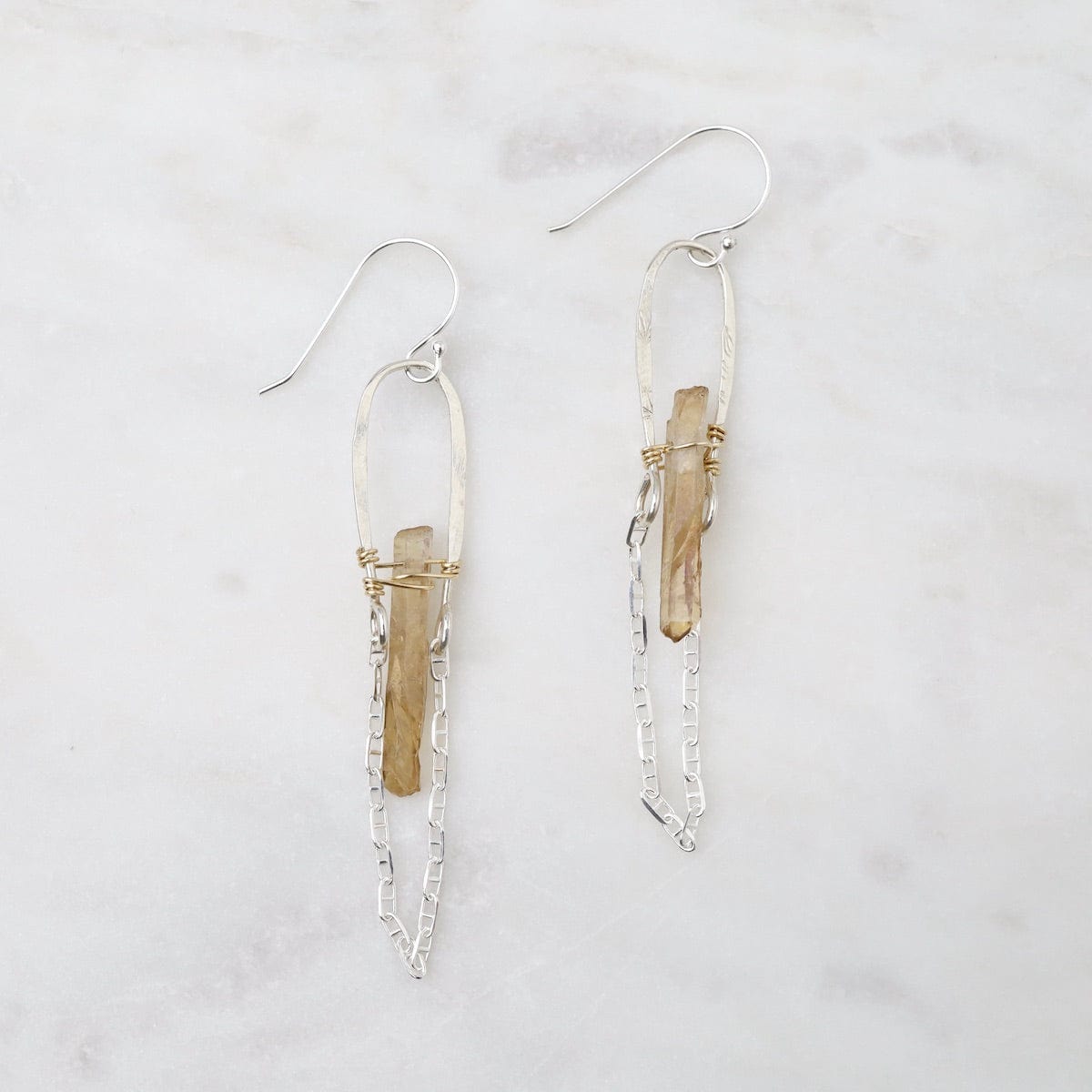 EAR Crystal Point Earrings