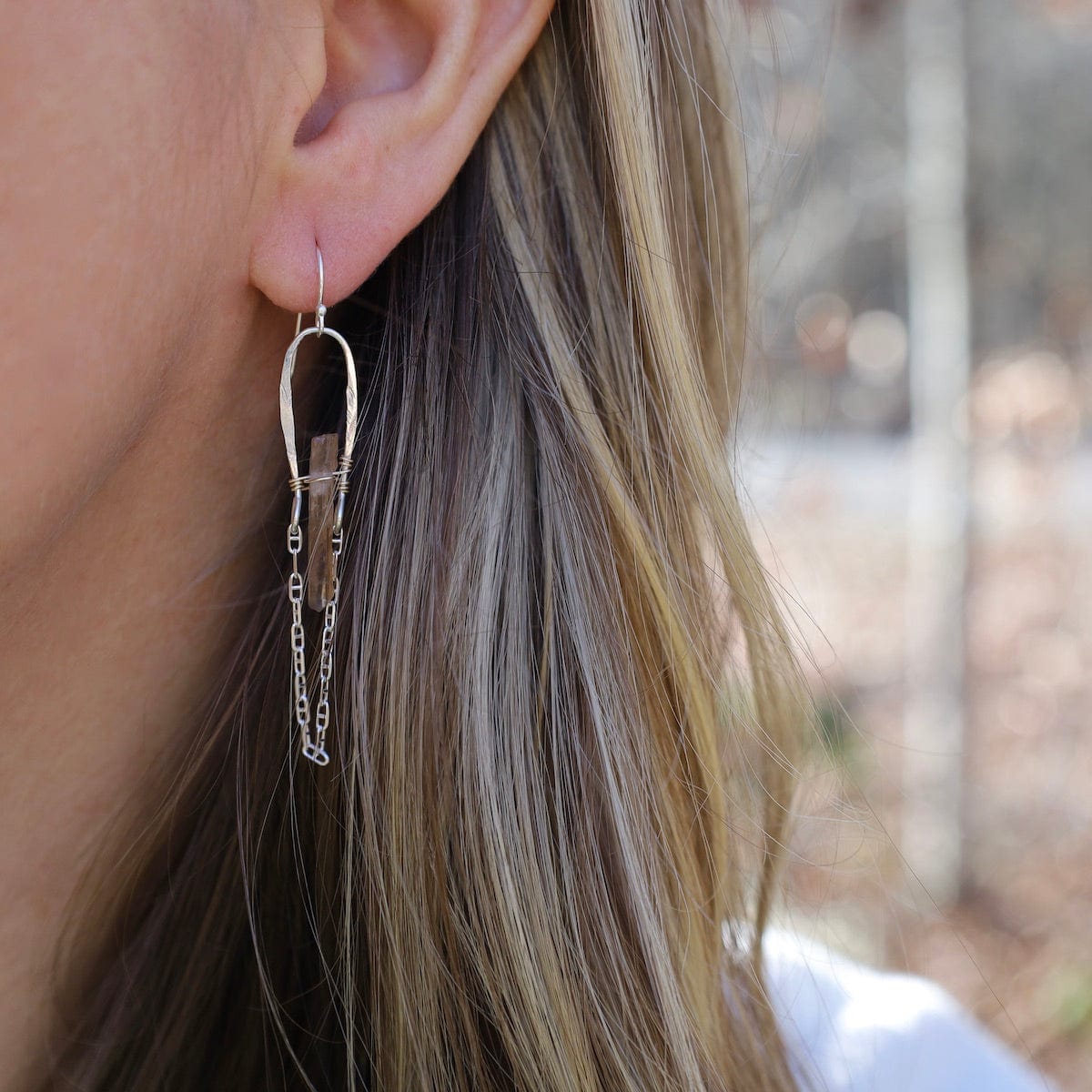 EAR Crystal Point Earrings