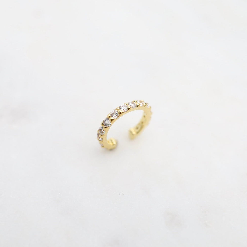 EAR-CUFF CZ Pave Ear Cuff - Gold Vermeil