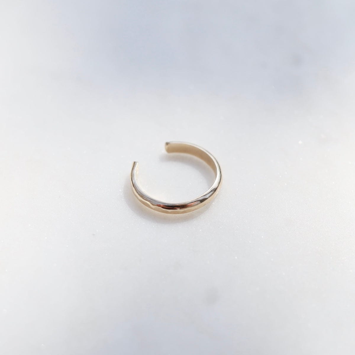 EAR-CUFF Gold Filled Thin Plain Round Ear Cuff