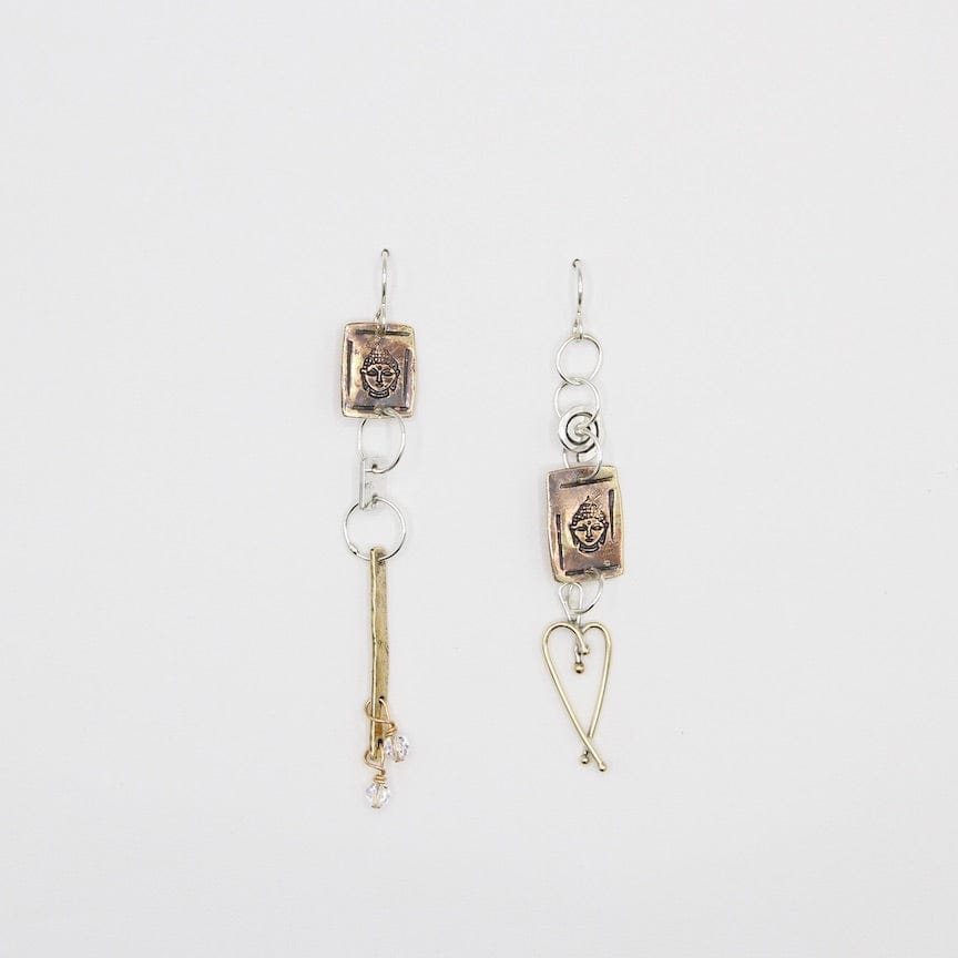 EAR Dangle Buddha Earrings