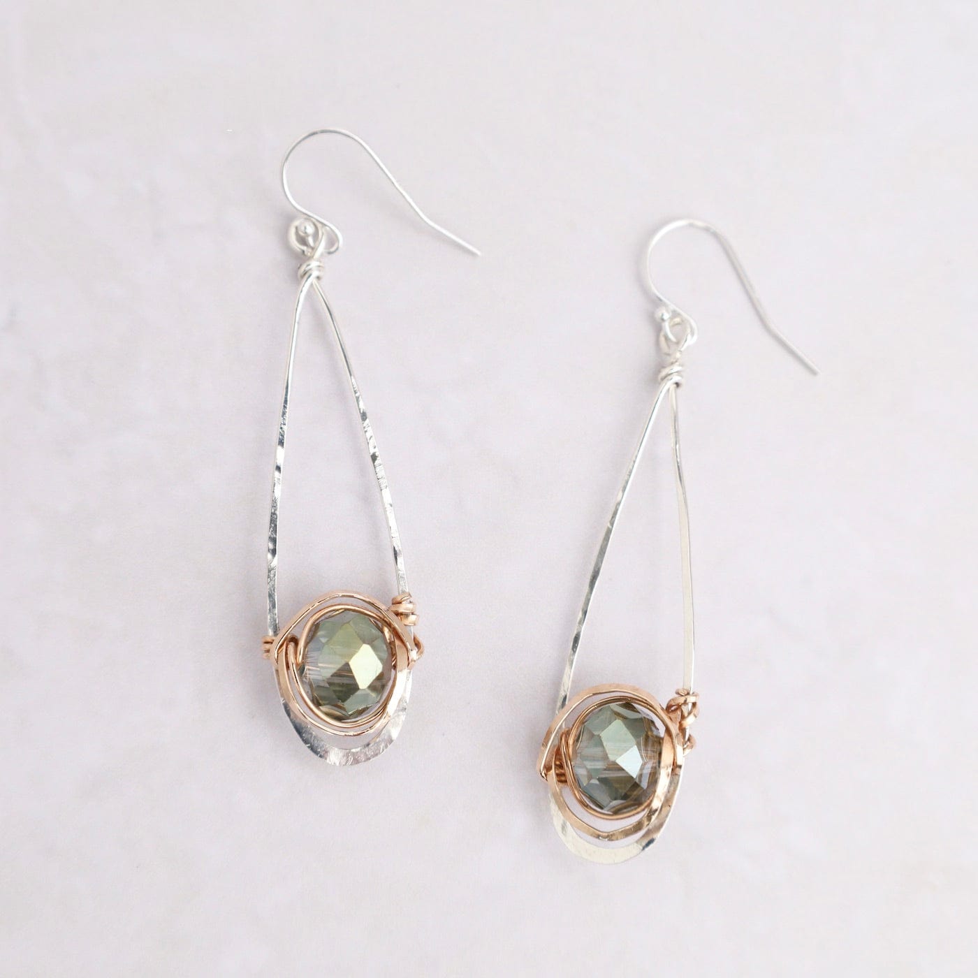 EAR Dew Drop Crystal Earrings