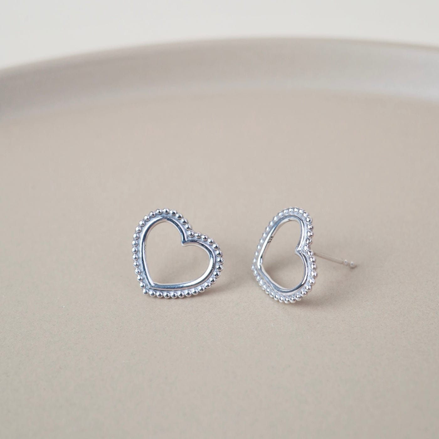 EAR Dotty Heart Post Earrings