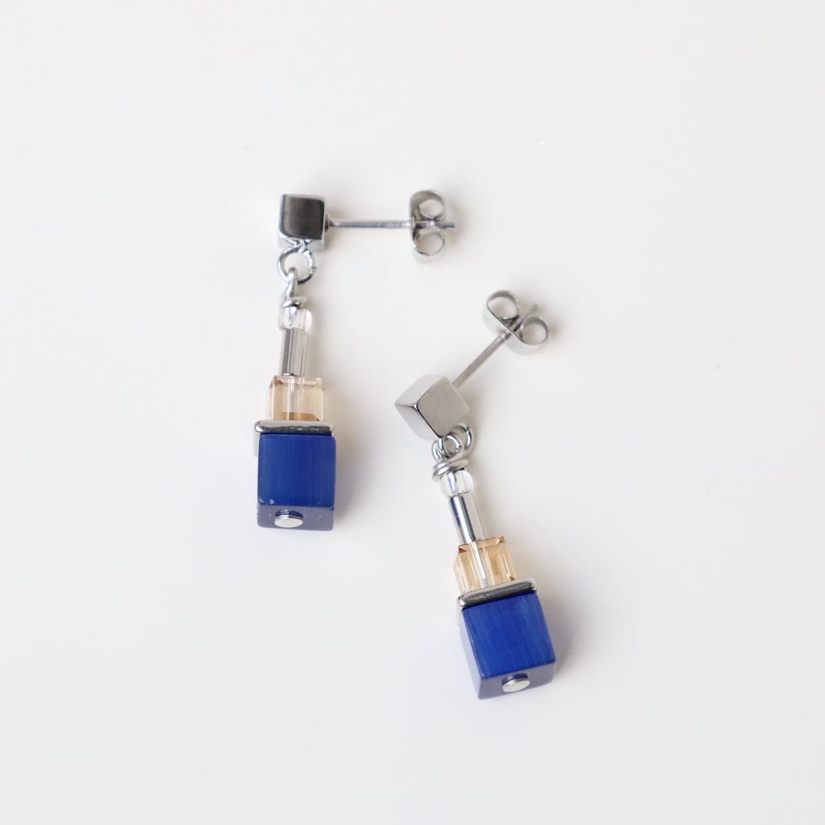 EAR Earth Mix Geo Cube Earring