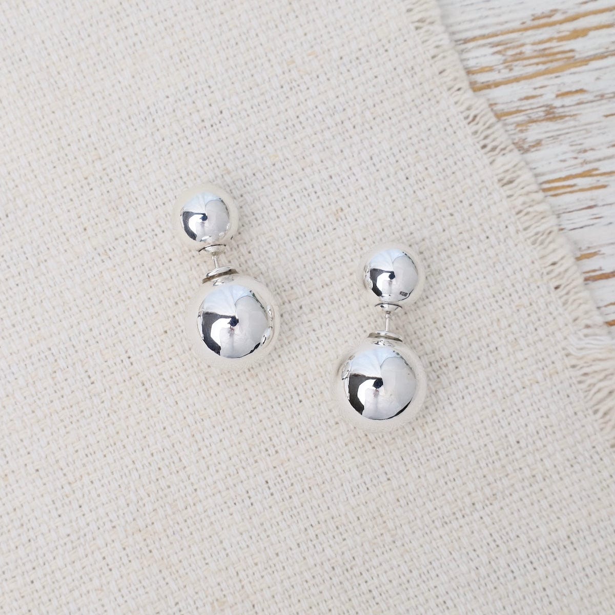 EAR Electroform Front/Back Ball Post Earrings