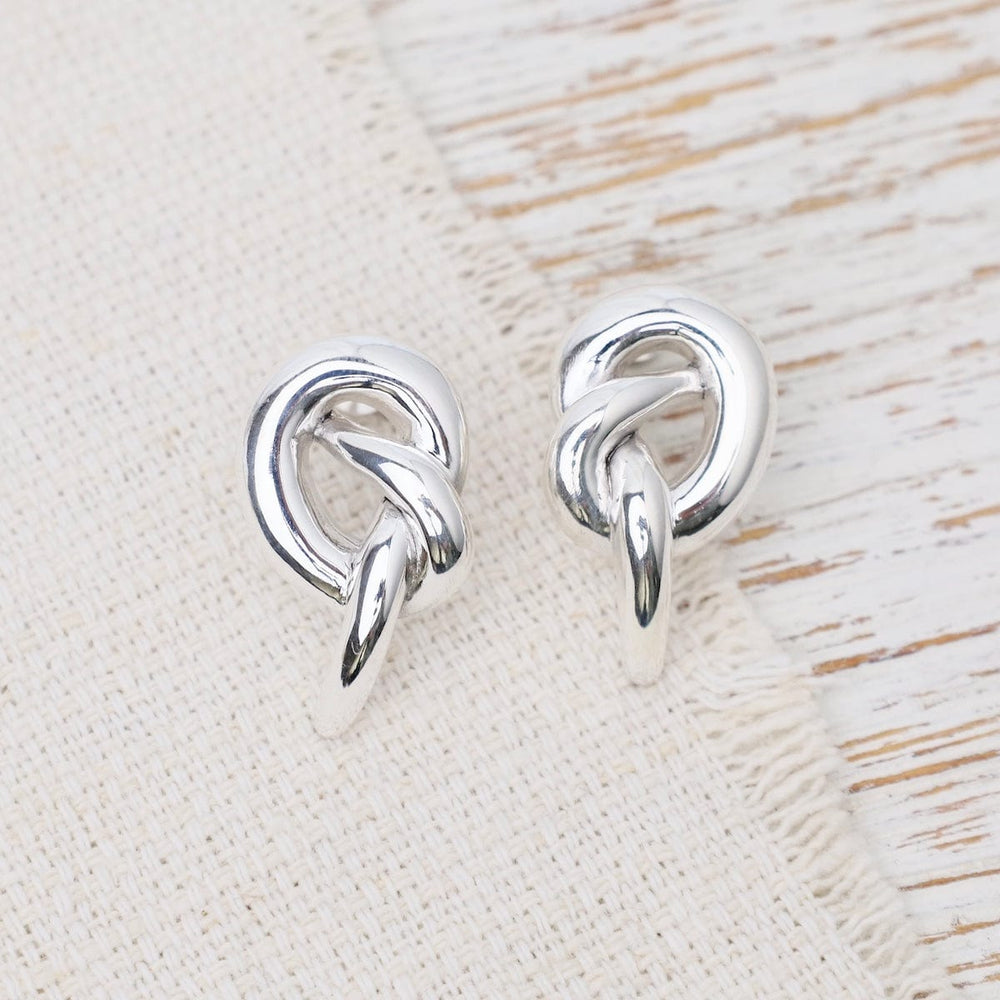 EAR Electroform Knot Post Earrings