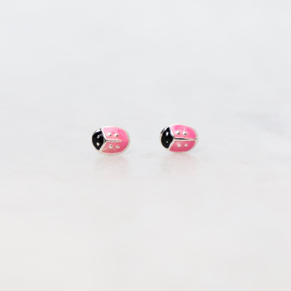 
                      
                        EAR Enamel Ladybug Post Earrings in Pink
                      
                    