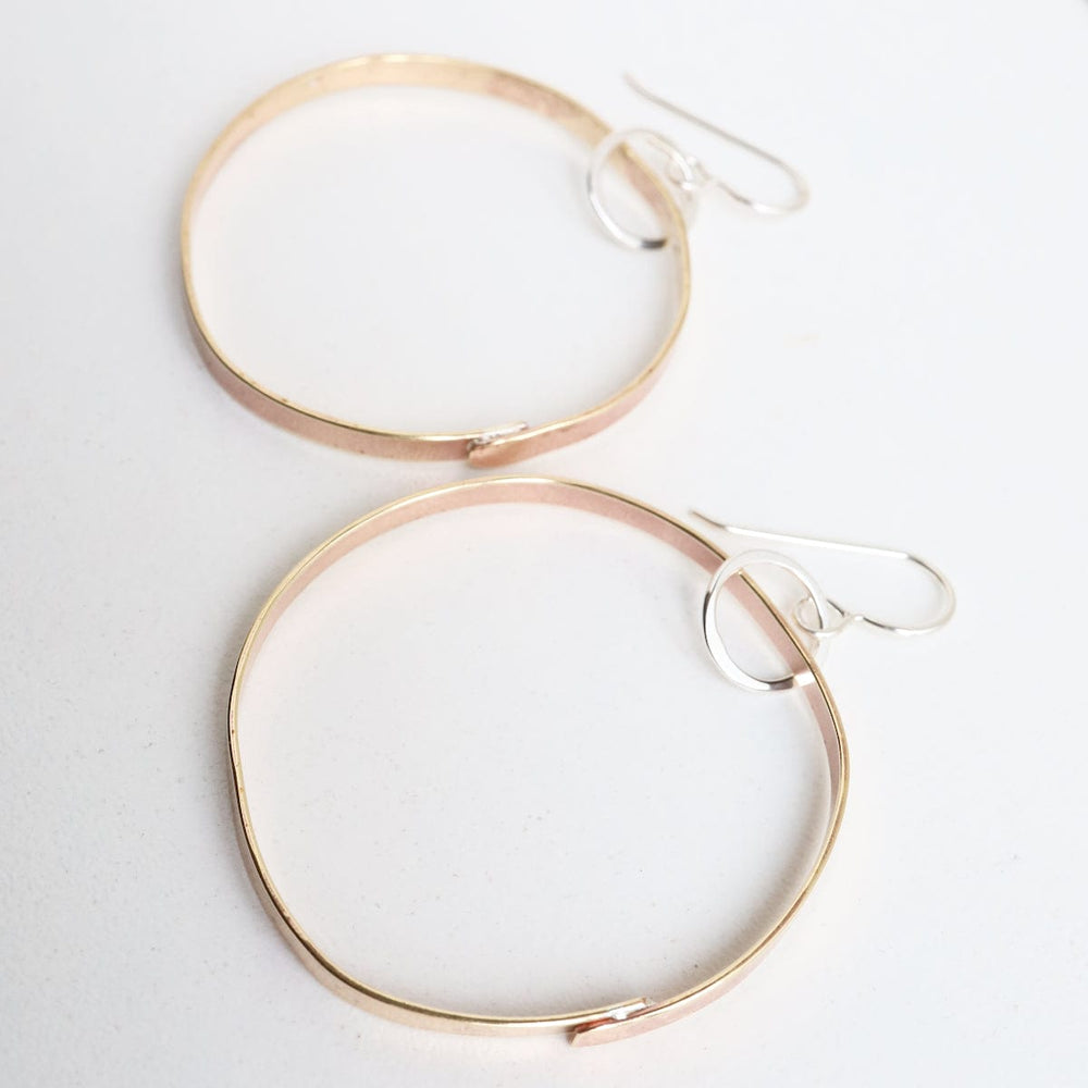 
                      
                        EAR Every Women's Brass Hoops
                      
                    