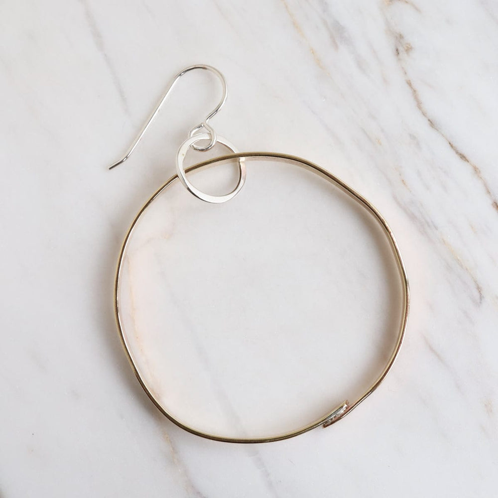 
                      
                        EAR Every Women's Brass Hoops
                      
                    