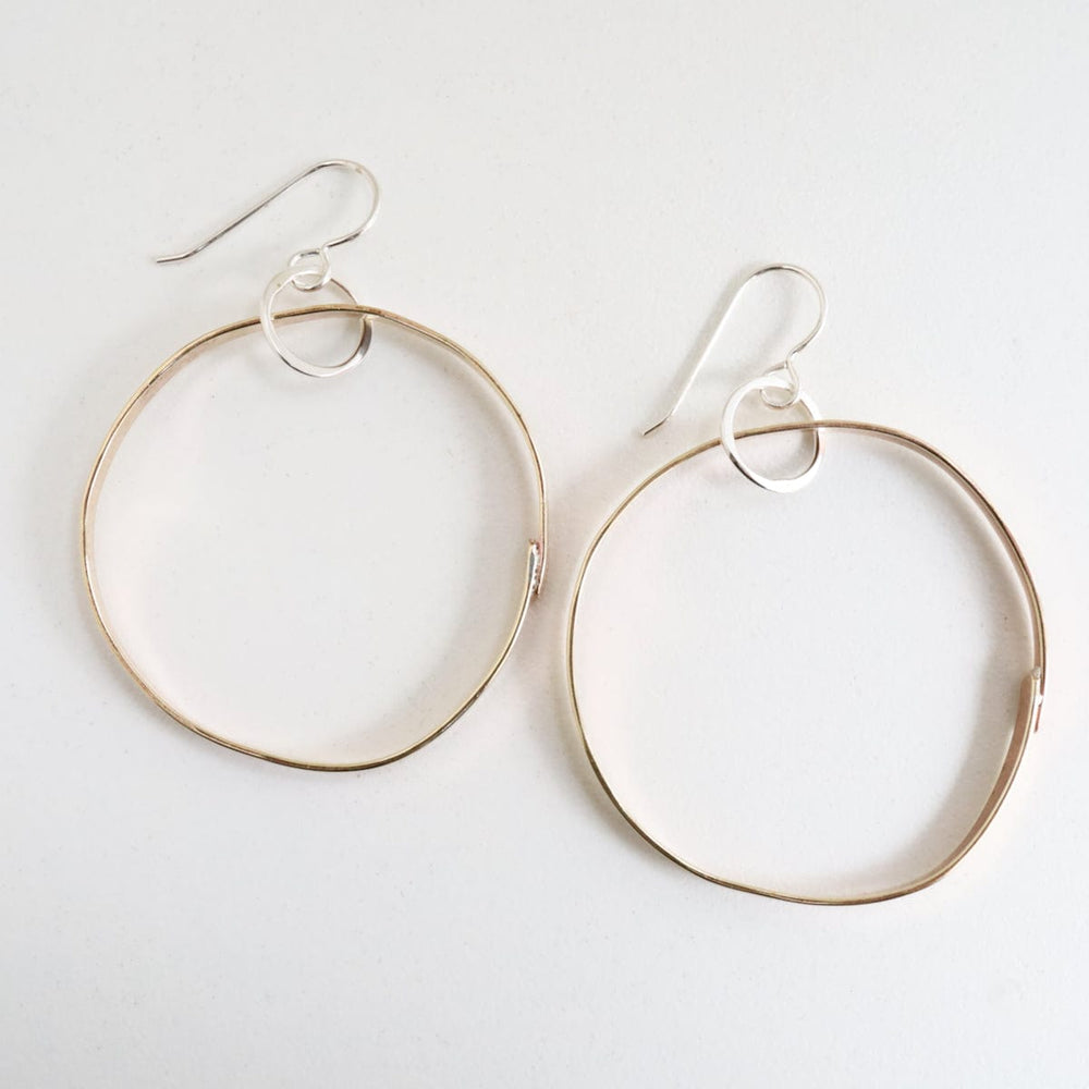 
                      
                        EAR Every Women's Brass Hoops
                      
                    