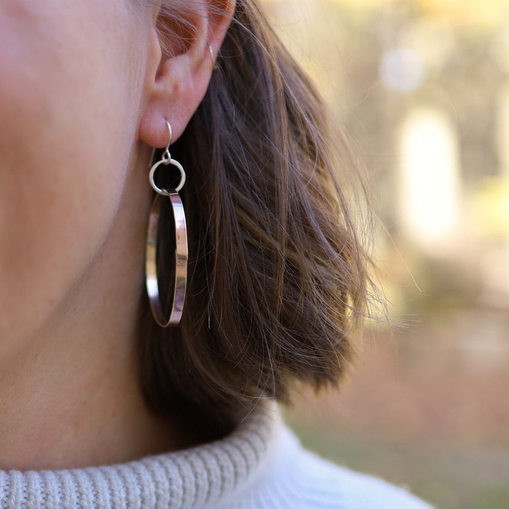 
                      
                        EAR Every Women's Brass Hoops
                      
                    