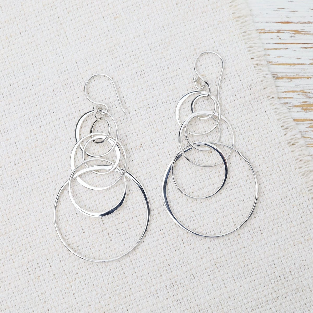 EAR Floating Circle Earrings