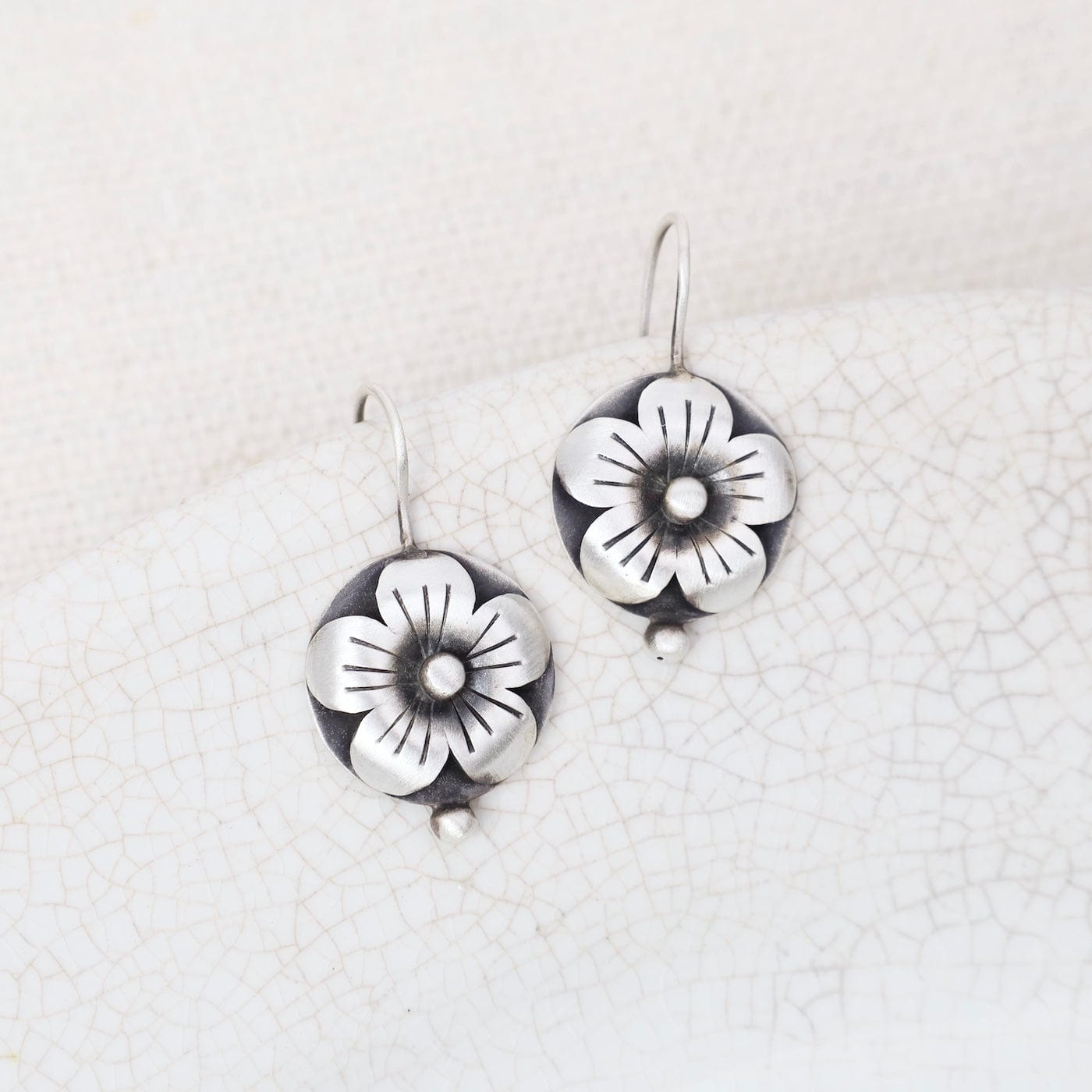 EAR Flower Drop Earrings