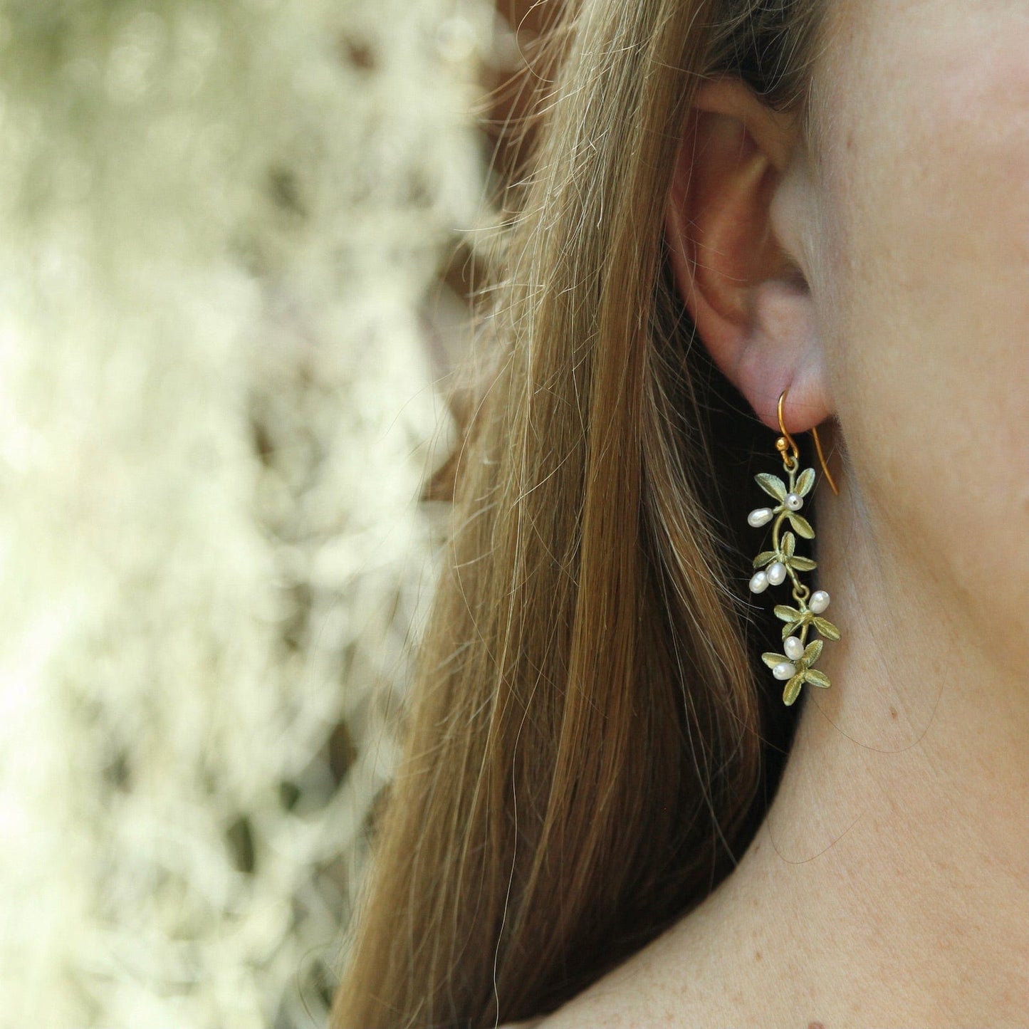 EAR Flowering Thyme Long Wire Earring