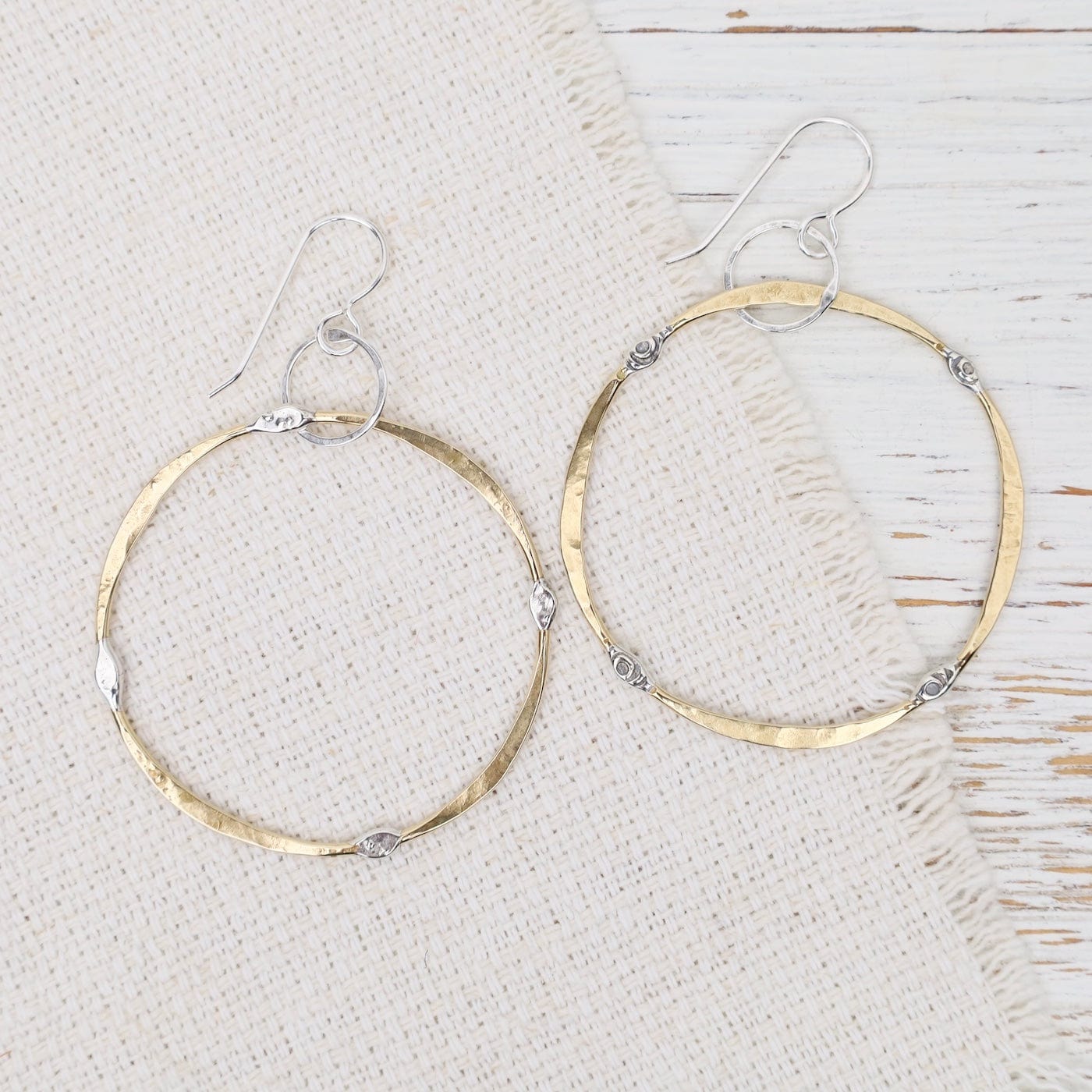 EAR Four Corners Hoop Earrings