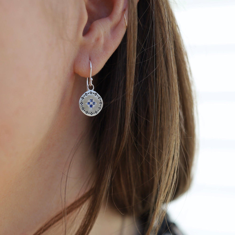 
                      
                        EAR Four Star Nostalgia Earrings in Sapphire
                      
                    