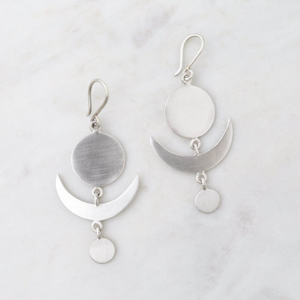 
                      
                        EAR Full & Crescent Moon Drop Earrings
                      
                    