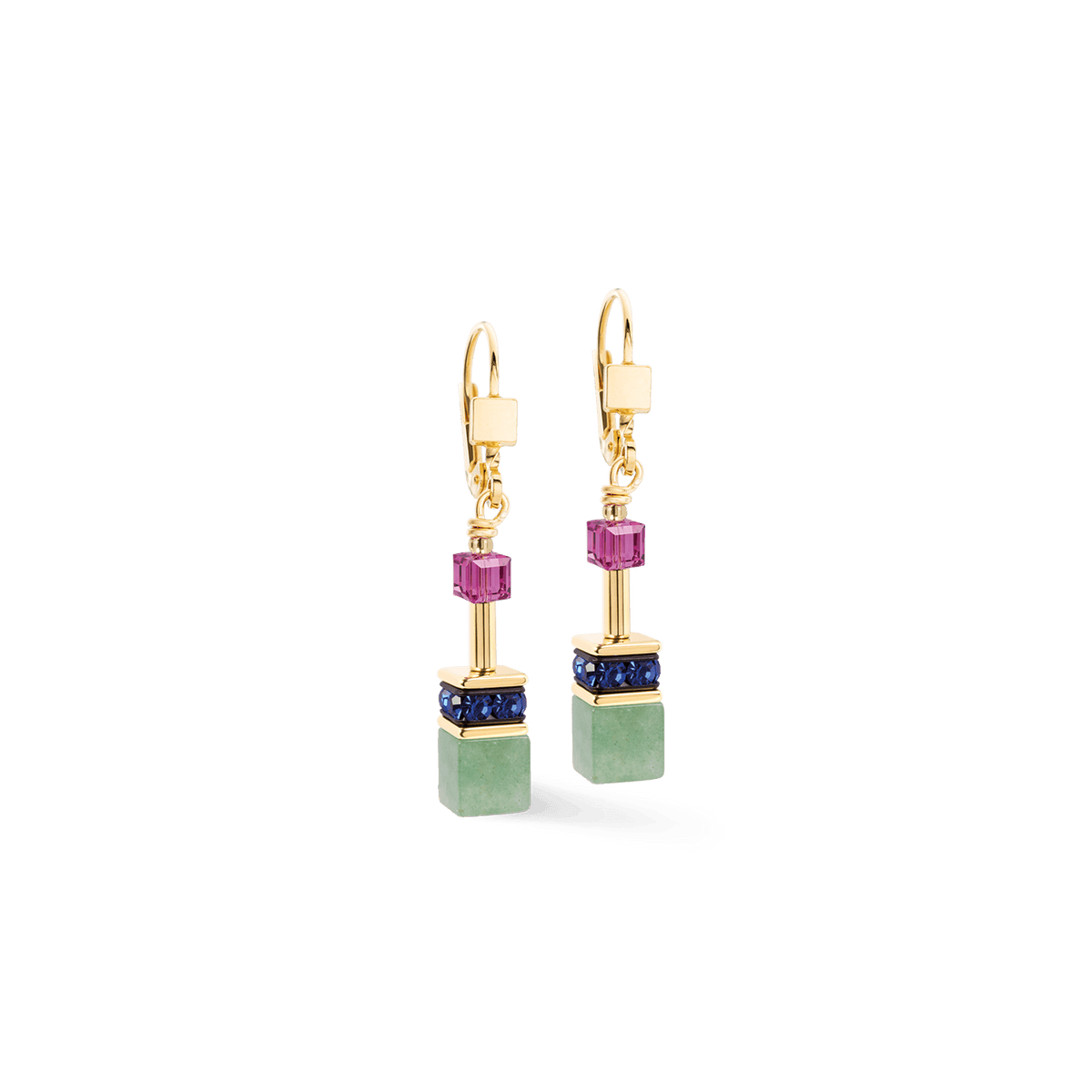 EAR Gem Harmony Geo Cube Iconic Precious Earrings