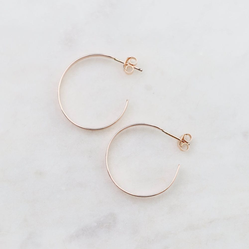 
                  
                    EAR-GF 20mm Rose Gold Filled Flat Hoops
                  
                