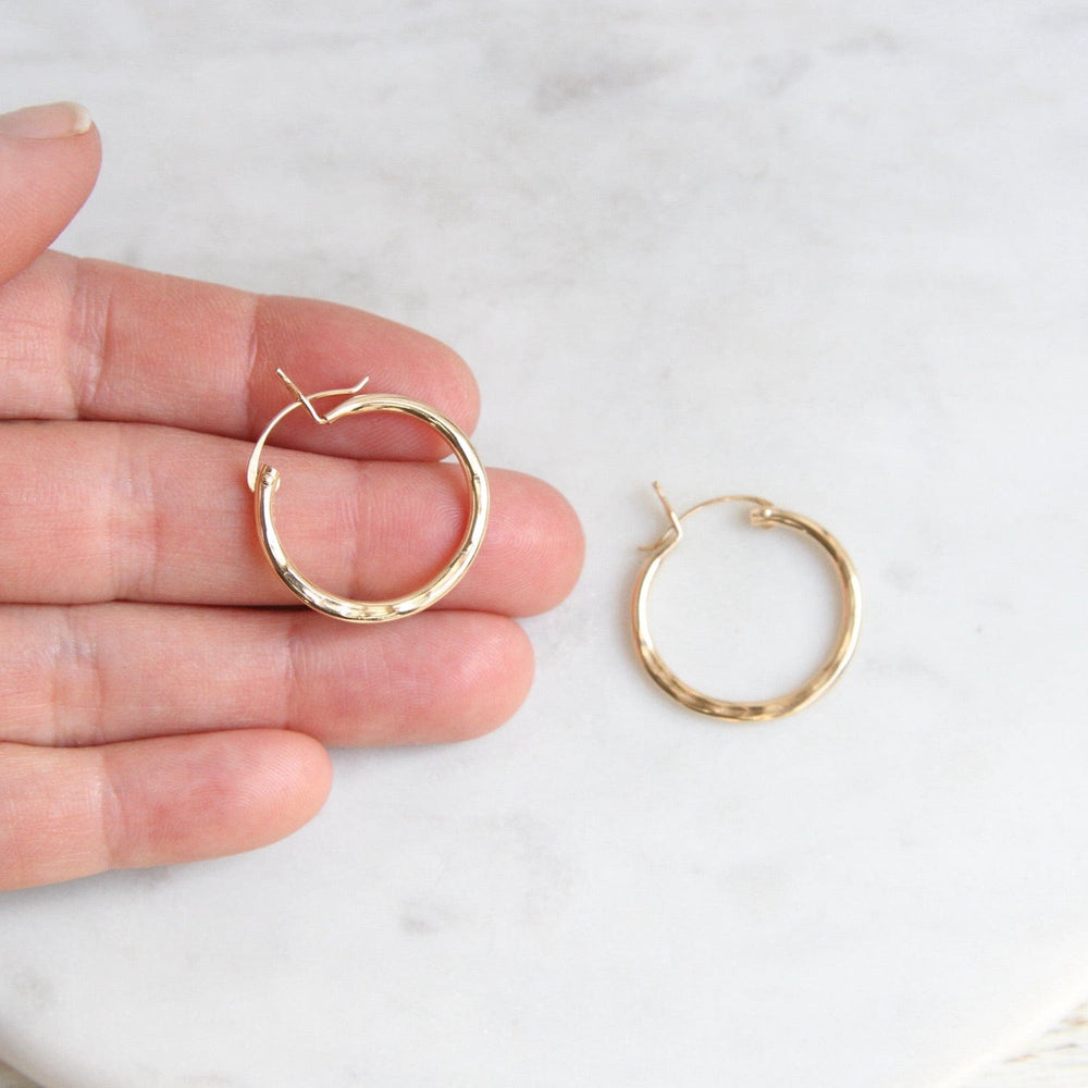 
                  
                    EAR-GF 24mm Hammered Gold Filled Tube Hoop
                  
                