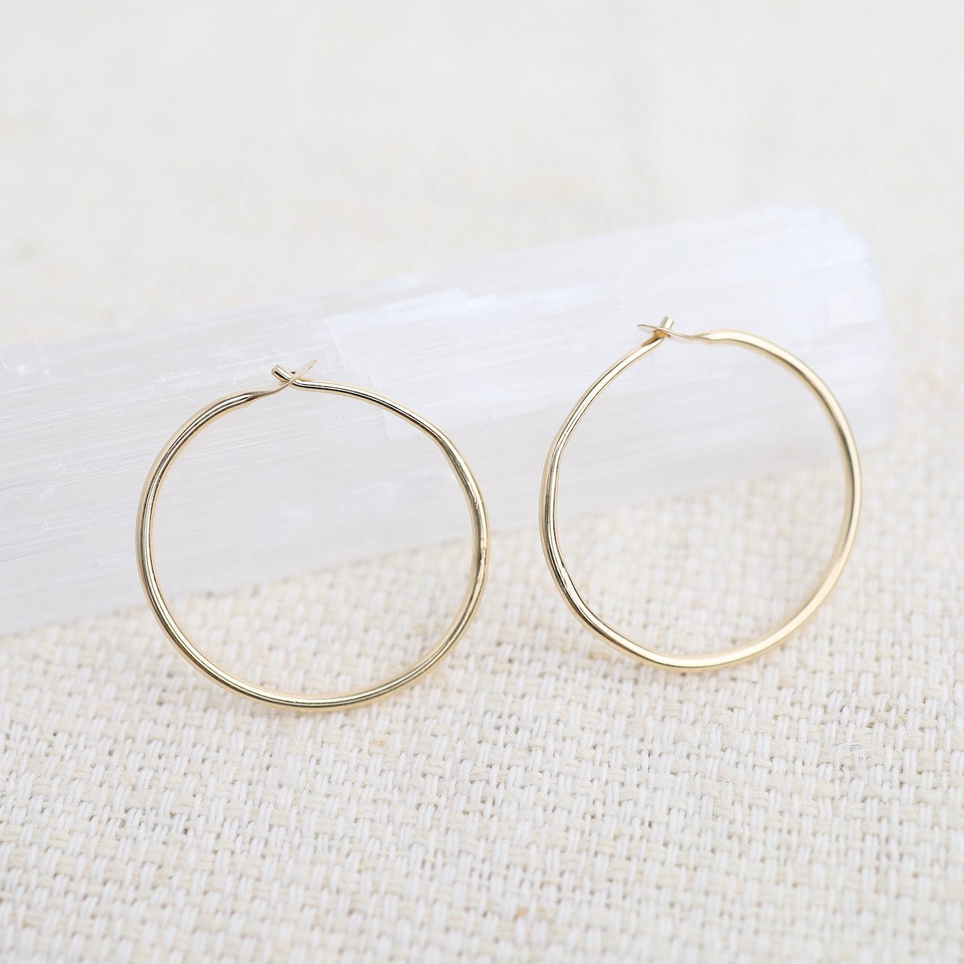 EAR-GF 24mm Rounded Gold Filled Hoops