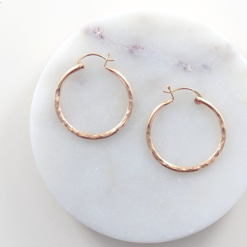 
                      
                        EAR-GF 30mm Hammered Gold Filled Tube Hoop
                      
                    