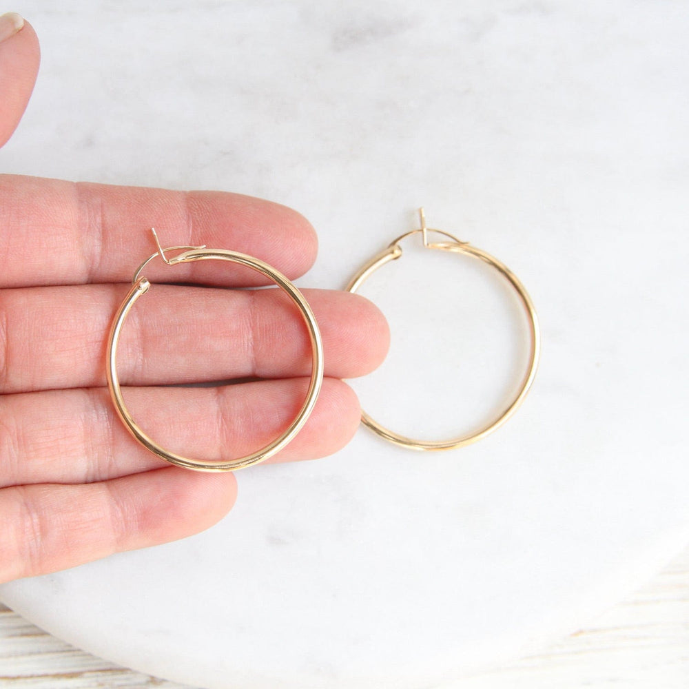 
                  
                    EAR-GF 40mm Gold Filled Tube Hoop
                  
                