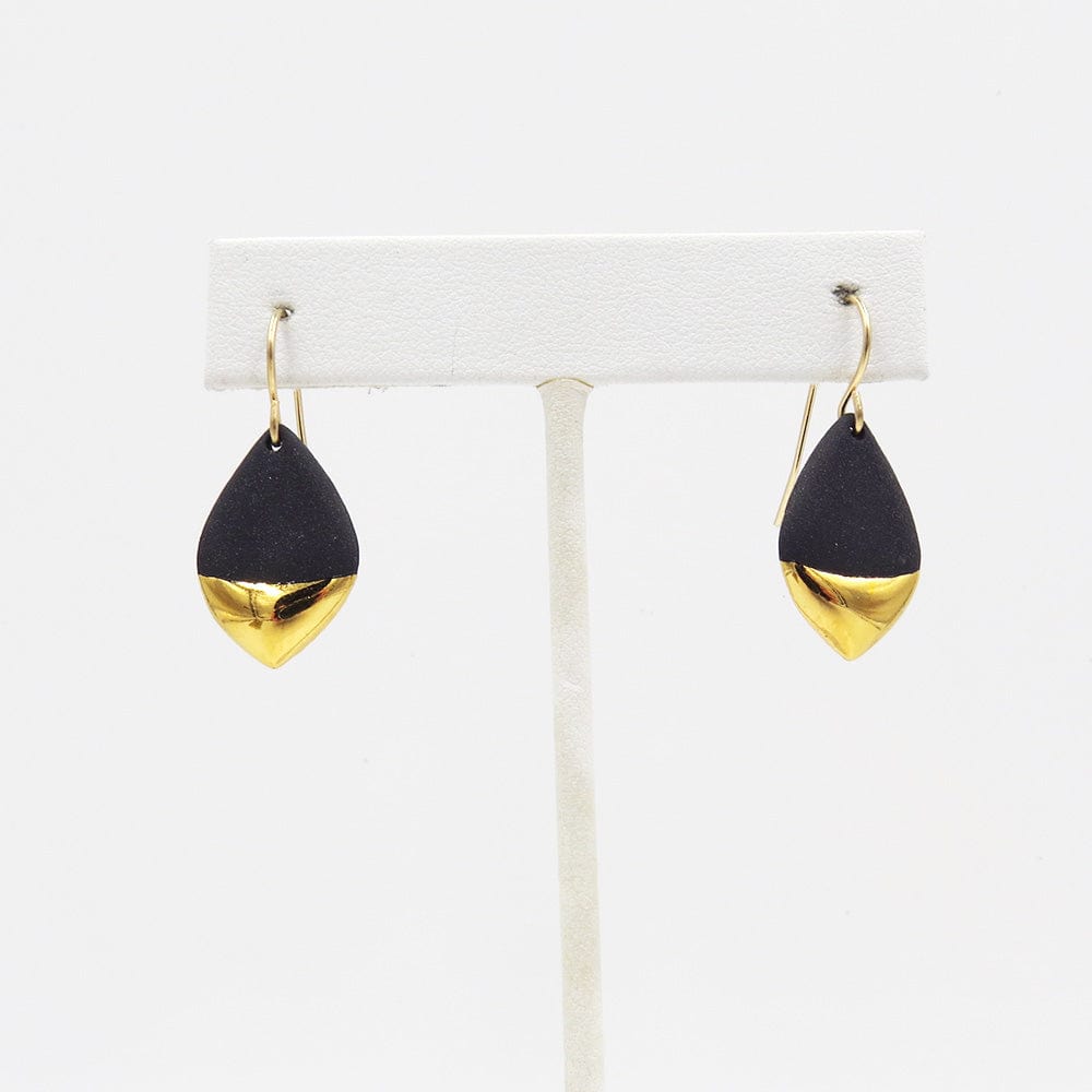 
                  
                    EAR-GF Black Gold Dipped Marquise Earrings
                  
                